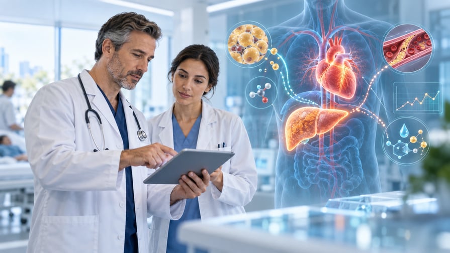 Eje Cardio-Hepato-Metabólico : reclasificación del riesgo cardiovascular y tratamiento multisistémico de la MASLD