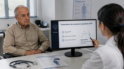 Apomorfina: terapia puente de rescate para evitar crisis parkinsonianas y optimizar la ventana terapéutica