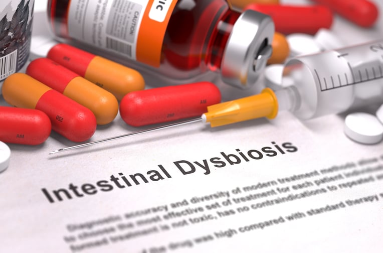 Disbiosis intestinal inducida por antibióticos