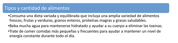 Tipos de alimentos