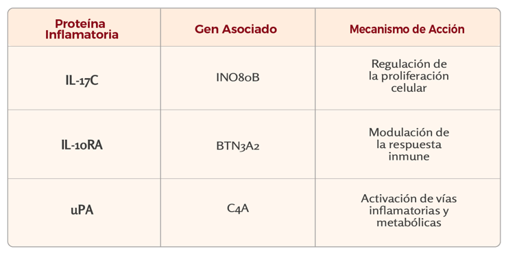 Proteínas inflamatorias