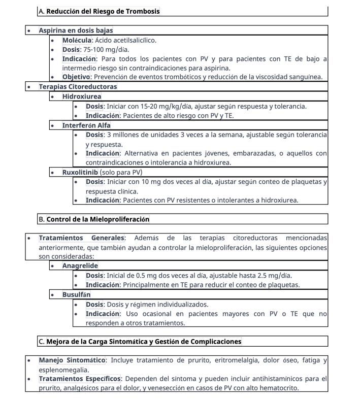 Reducción del Riesgo de Trombosis