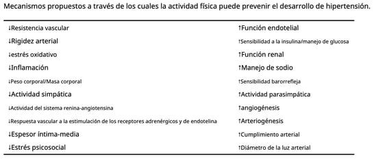 prevención de la hipertensión arterial