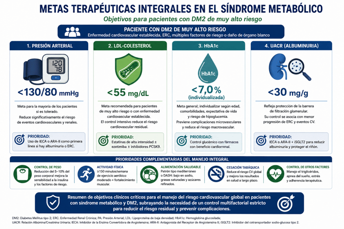 Sinergia de Riesgo en el Síndrome Metabólico y DM2
